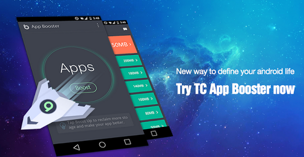 تطبيق TC App Booster للتحميل الاندرويد