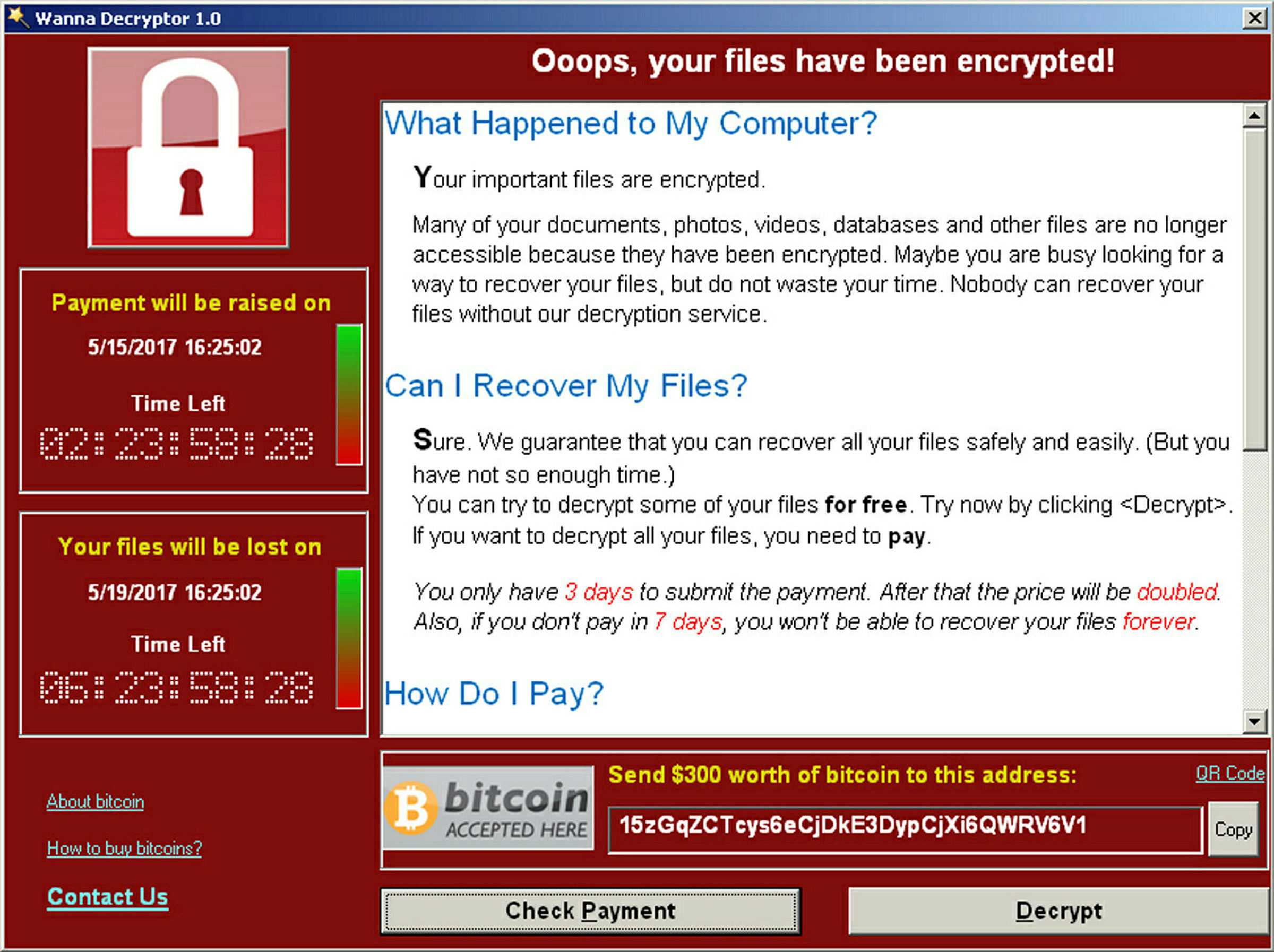 فيروس الفدية WannaCry ransomware | بوابة الموبايلات