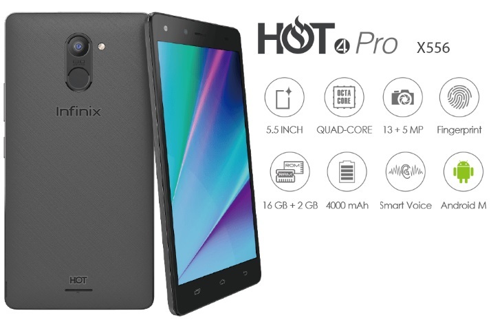 مميزات وعيوب و سعر هاتف Infinix Hot 4 pro | بوابة الموبايلات
