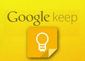 تطبيق Google Keep للتدوين
