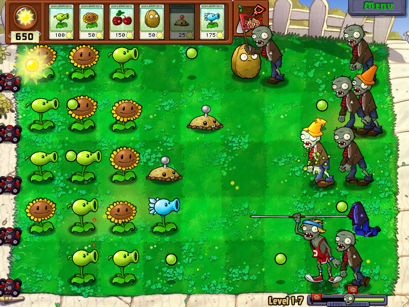 لعبة Plants vs. Zombies من أفضل الألعاب على متجر جوجل