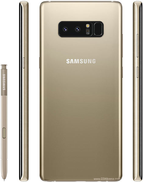 تصميم هاتف Samsung Galaxy Note 8