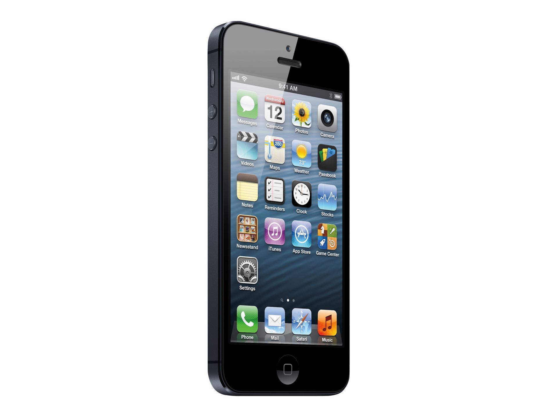 0008941 Apple Iphone 5 Black Slate 4G Lte 16 Gb Gsm Smartphone Vodafone Refurbished