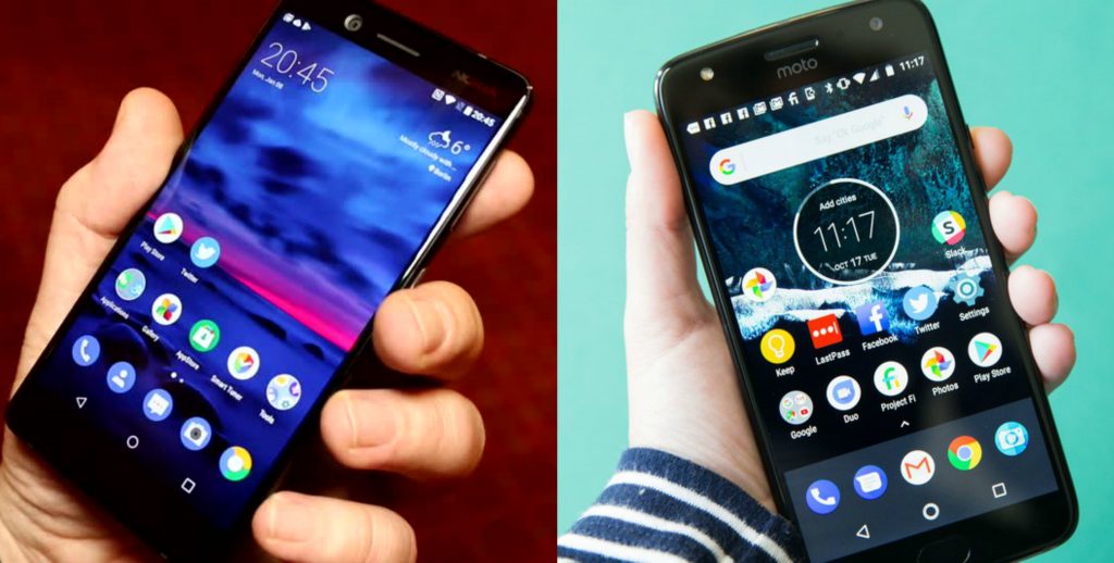 Nokia 7 vs Moto X4