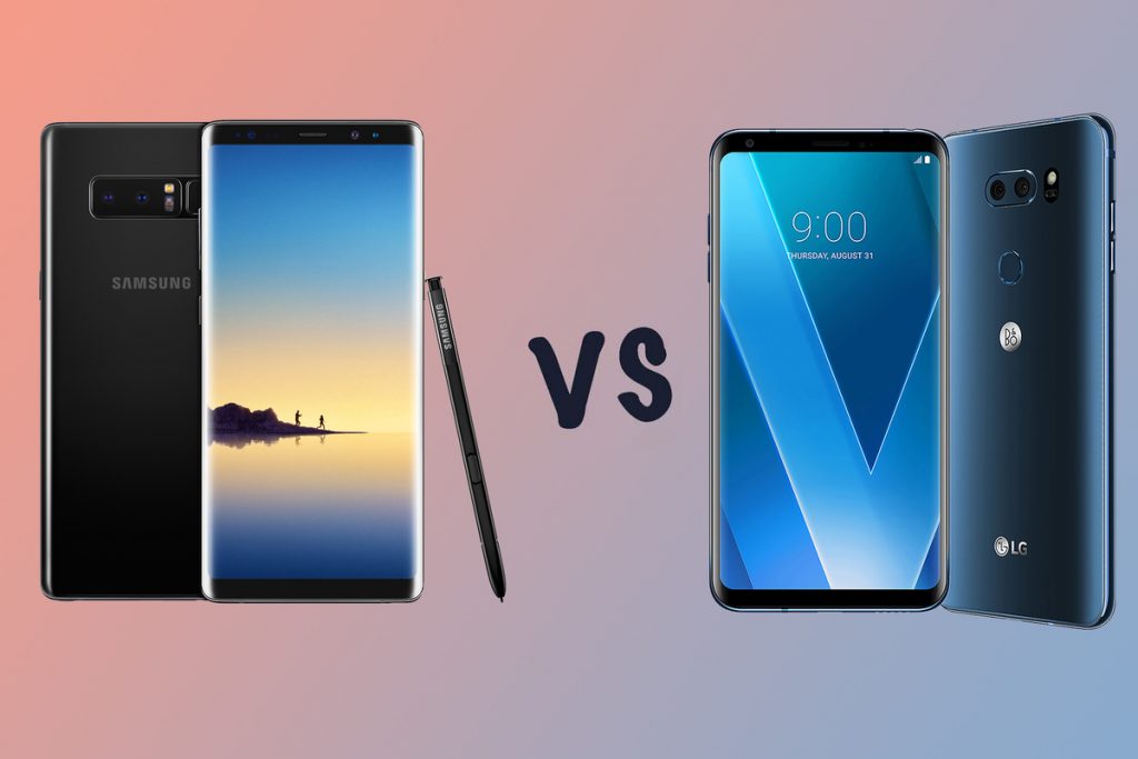 Samsung Galaxy Note 8 vs LG V30