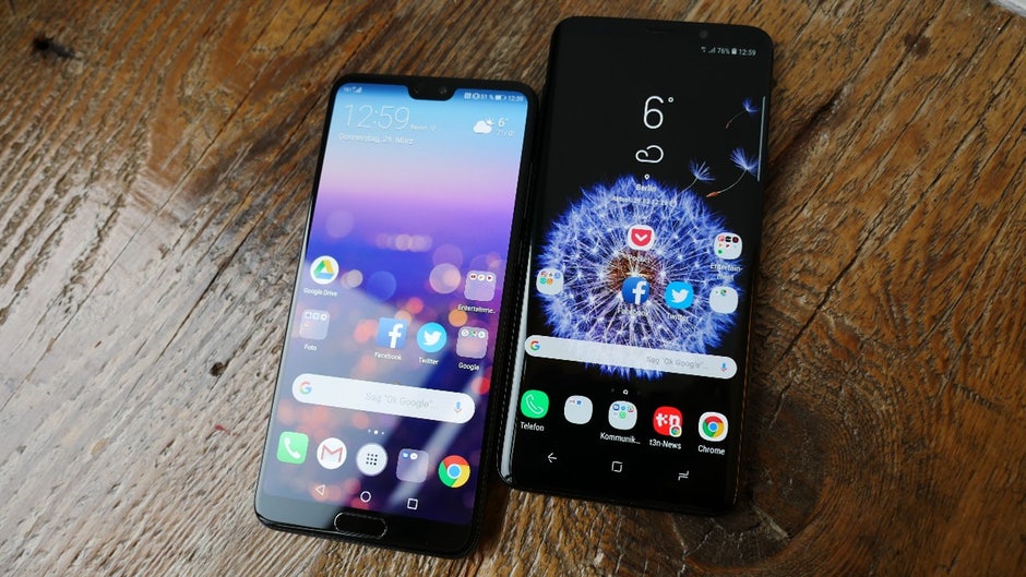 المقارنة الكاملة بين العملاقين Huawei P20 Pro وSamsung Galaxy S9 Plus