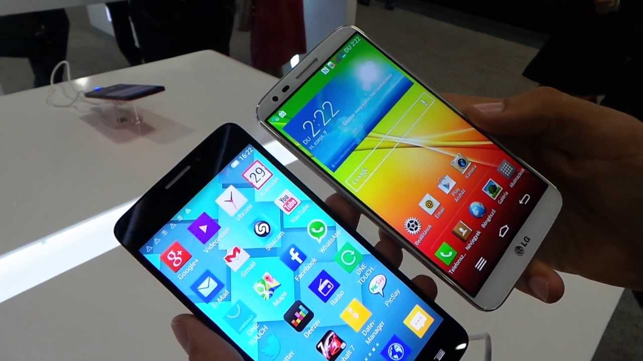 مقارنة بين هاتفي LG G2 وAlcatel Idol X Plus