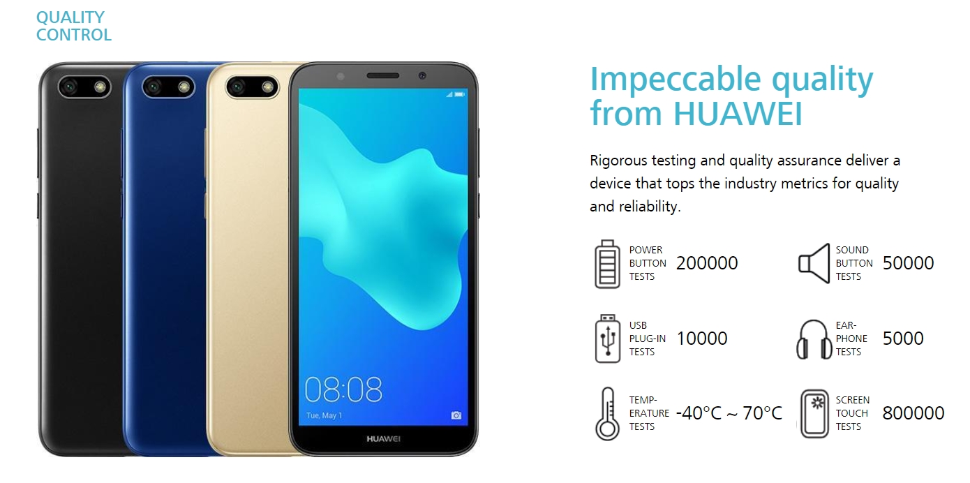 مزايا وعيوب هاتف Huawei Y5 Prime 2018 الجديد والمُعلن عنه مؤخرًا