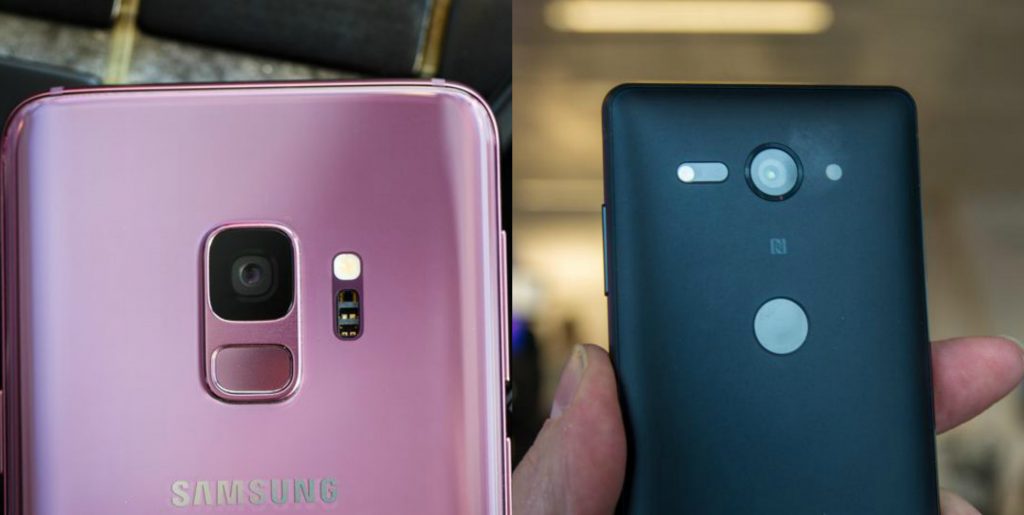 Samsung galaxy s9 vs sony xperia xz2 compact