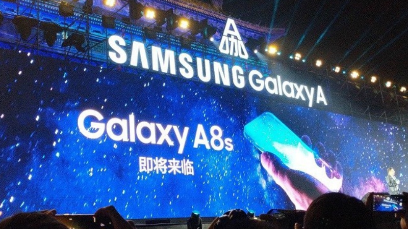 العملاق الكوري يشوق للهاتف الجديد Samsung Galaxy A8s بثقب للكاميرا في الشاشة لأول مرة