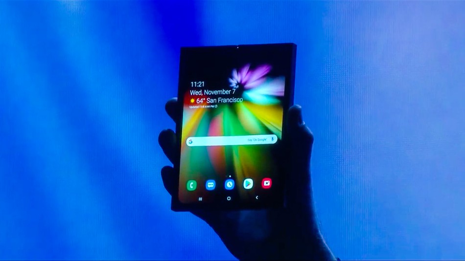 وأخيرًا الكشف عن بعض تفاصيل هاتف Samsung القابل للطي الأول من نوعه من العملاق الكوري
