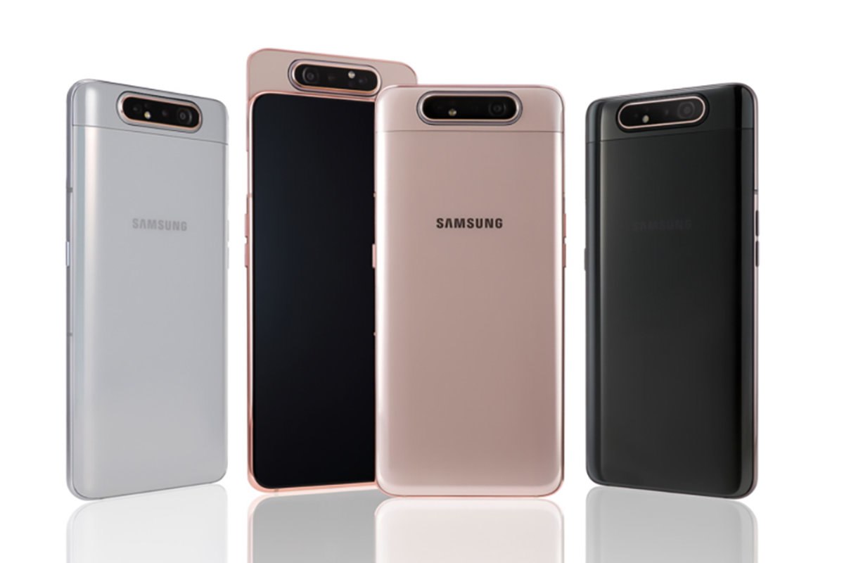 نظرة على مواصفات هاتف Samsung Galaxy A80 الجديد ذو الكاميرا الدوارة