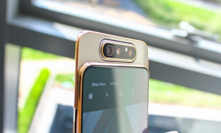 الإعلان رسميًا عن هاتف Samsung ذو الكاميرا الدوارة الجديد Samsung Galaxy A80