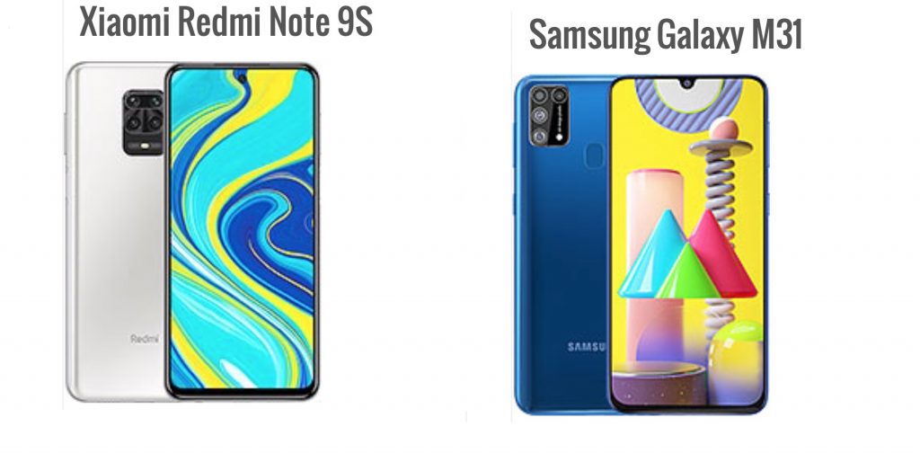 galaxy m31 vs redmi note 9s