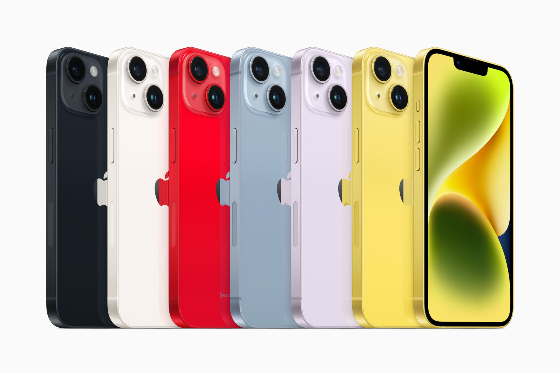 صورة مرحبا بالأصفر! شركة Apple أجهزة iPhone وiPhone14 وiPhonePlus بلون جديد